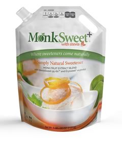 MonkSweet+ Monk Fruit with Stevia, Steviva (2268g)