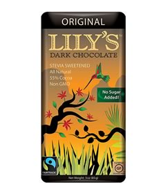 Dark Chocolate Original Bar with Stevia, Lily's (85g)